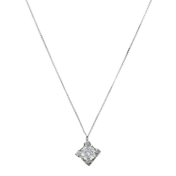 Girocollo punto luce oro  e diamanti DESIDERIO Art.CD416