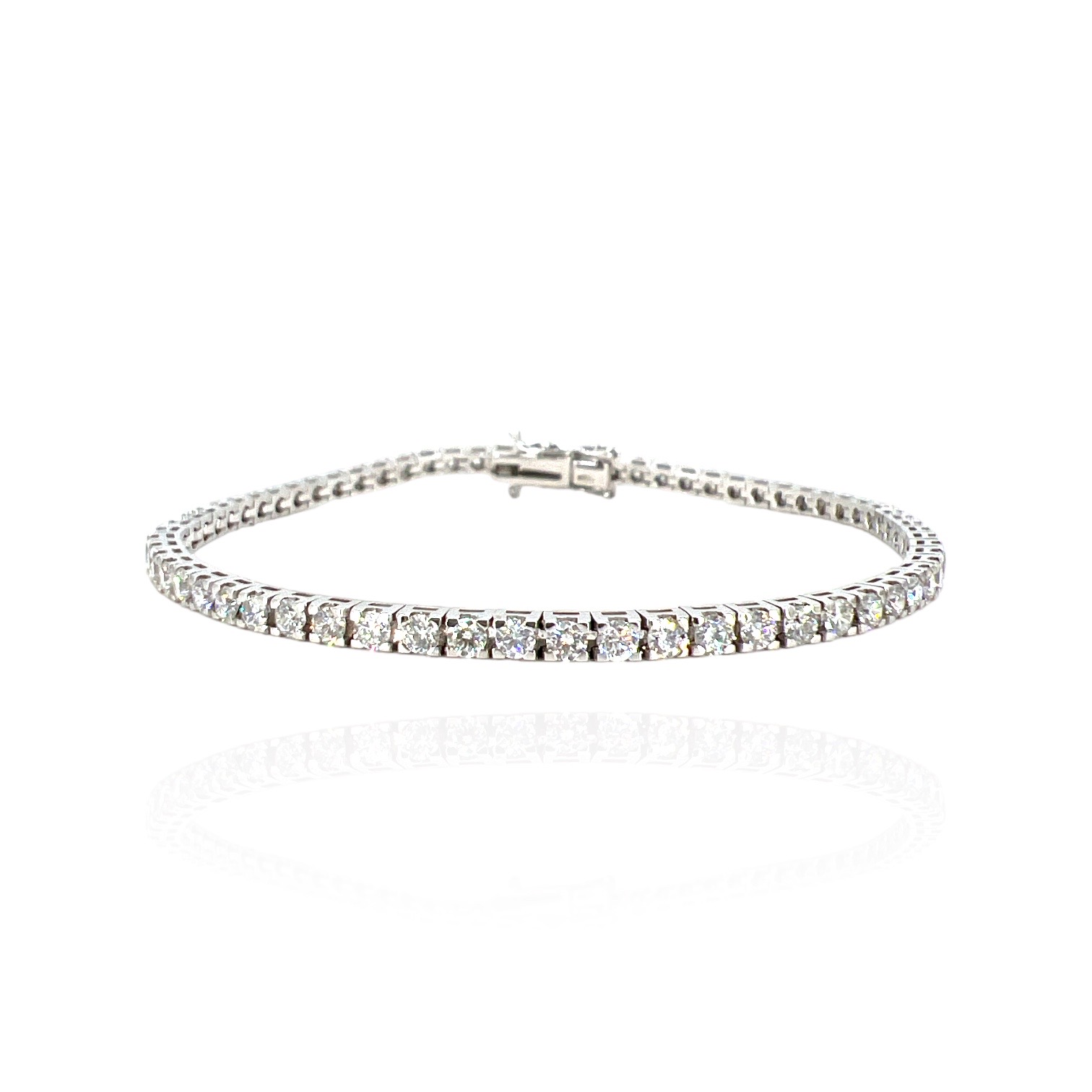 Bracciale Tennis di  diamanti e oro DESIDERIO Art.BR404