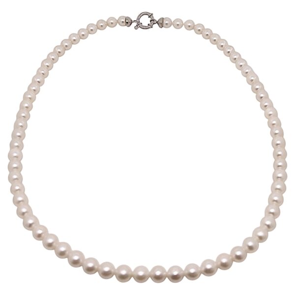 Akoya susta pearl necklace in gold Art. 67083