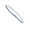 Bracciale tennis ZAFFIRI e oro art. BR526