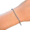 Bracciale tennis ZAFFIRI e oro art. BR525