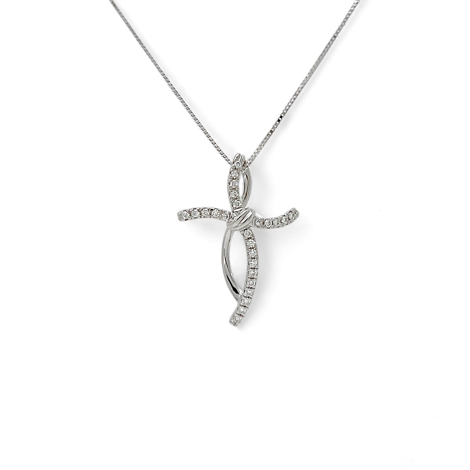 Pendente croce con diamanti art. CC1689