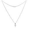 Cross pendant with diamonds art. GR100