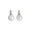 Australian pearl earrings and diamonds art. PAOR1