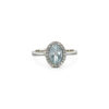 Anello in oro diamanti e acquamarina BELLE EPOQUE art. AN2932