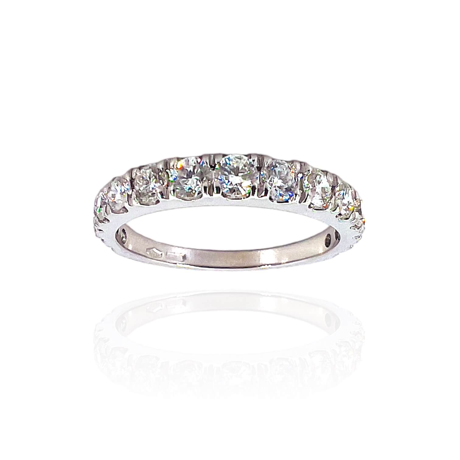 Anello veretta con diamanti e oro LOVE Art.408/24