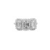 Anello trilogy oro e diamanti BAGUETTE Art. 5214R