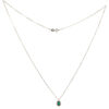Pendente smeraldo diamanti oro bianco BON TON Art.7699/CAM