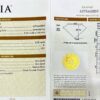 Anello solitario taglio smeraldo  oro bianco 750% ART. AN2015