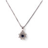 Girocollo zaffiro oro e diamanti BON TON  Art. CD1008-1