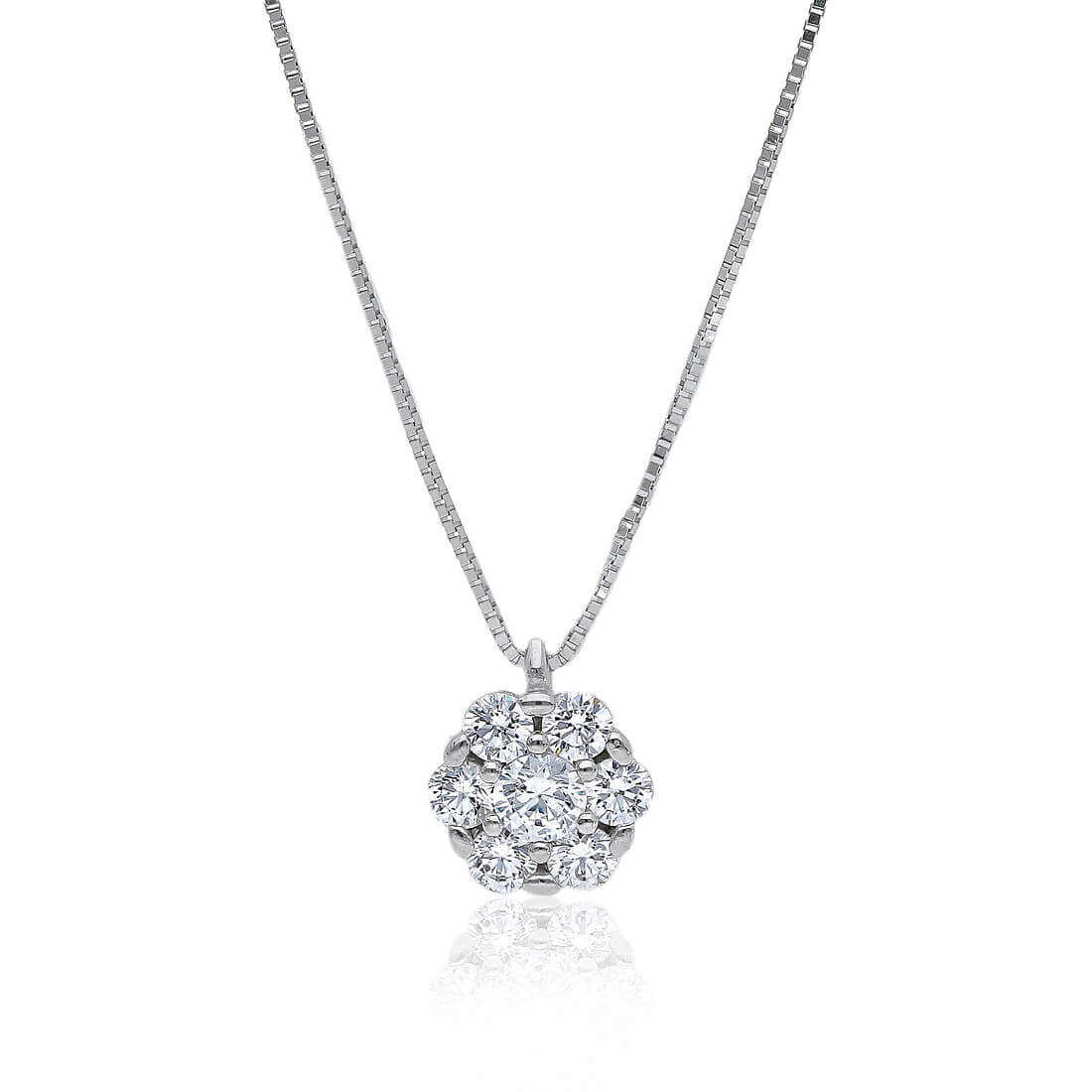 Girocollo punto luce con pavè di diamanti NARCISO art. CD202-3