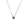 Girocollo  Fiore con zaffiro e diamanti art. CD806