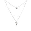 Pendente croce oro bianco e diamanti Art. CC1539