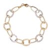Bracciale a catena in oro giallo art. BRCAT11