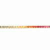 Bracciale tennis Rainbow con zaffiri multicolor ART.BR419