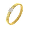 Gold and diamond bracelet GAS TUBE Art. 5791