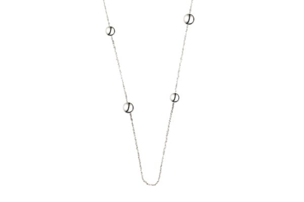 COLLANA Argento 925% rodiato  BORSARI ART. CL-LUM01B100X