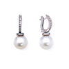 Earrings of pearls and diamonds art.ORP239