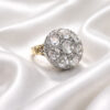 Anello toppa oro giallo e diamanti art. TOPAN02
