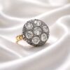 Anello toppa oro giallo e diamanti art. TOPAN01