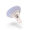 Anello diamanti con pietra  Calcedonio art. ANCL01