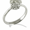 Anello solitario BOCCIOLO oro e diamanti Art. AN2827