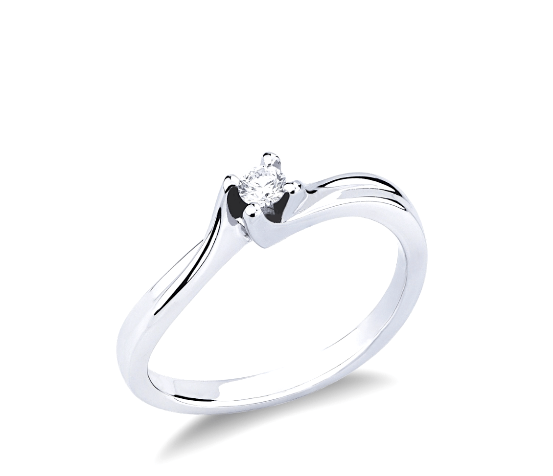 ANELLO SOLITARIO ORO E DIAMANTI COD.ART. AN1212