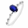 Anello con zaffiro e diamanti GEMME art. AN2442