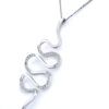 Pendant snake white gold and diamonds Art.P217/280
