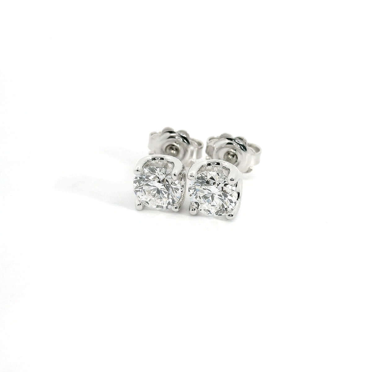 Gold and diamond light point earrings SOGNO art. OR308