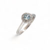 Anello acquamarina oro BELLE EPOQUE  e diamanti Art. 1904-3