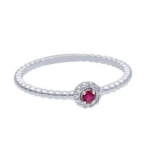 Ruby and diamond ring BELLE EPOQUE ART.249689