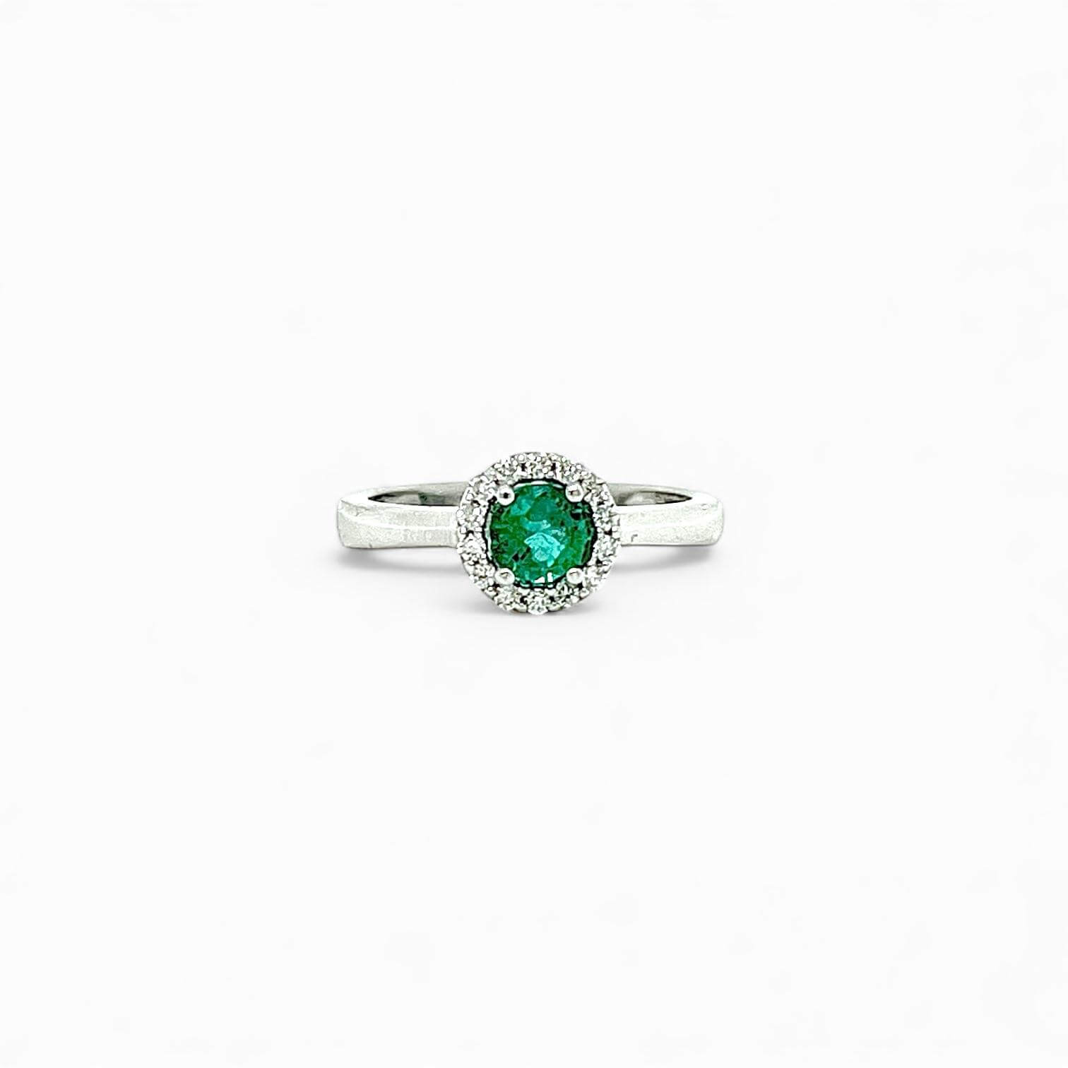 Anello  di diamanti smeraldo BELLE EPOQUE Art.AN1991-1