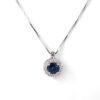 Girocollo ZAFFIRO BLU Oro e Diamanti BON TON Art. CD1100