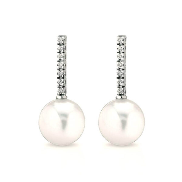Pearl earrings white gold 750% Art.ORP219