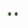 Emerald and diamond earrings Art.OR1366