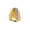 Anello FASCIA oro 18 kt e Diamanti art. ANFC10