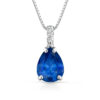 Pendente zaffiro e diamanti Gemme Art. CD/2Z