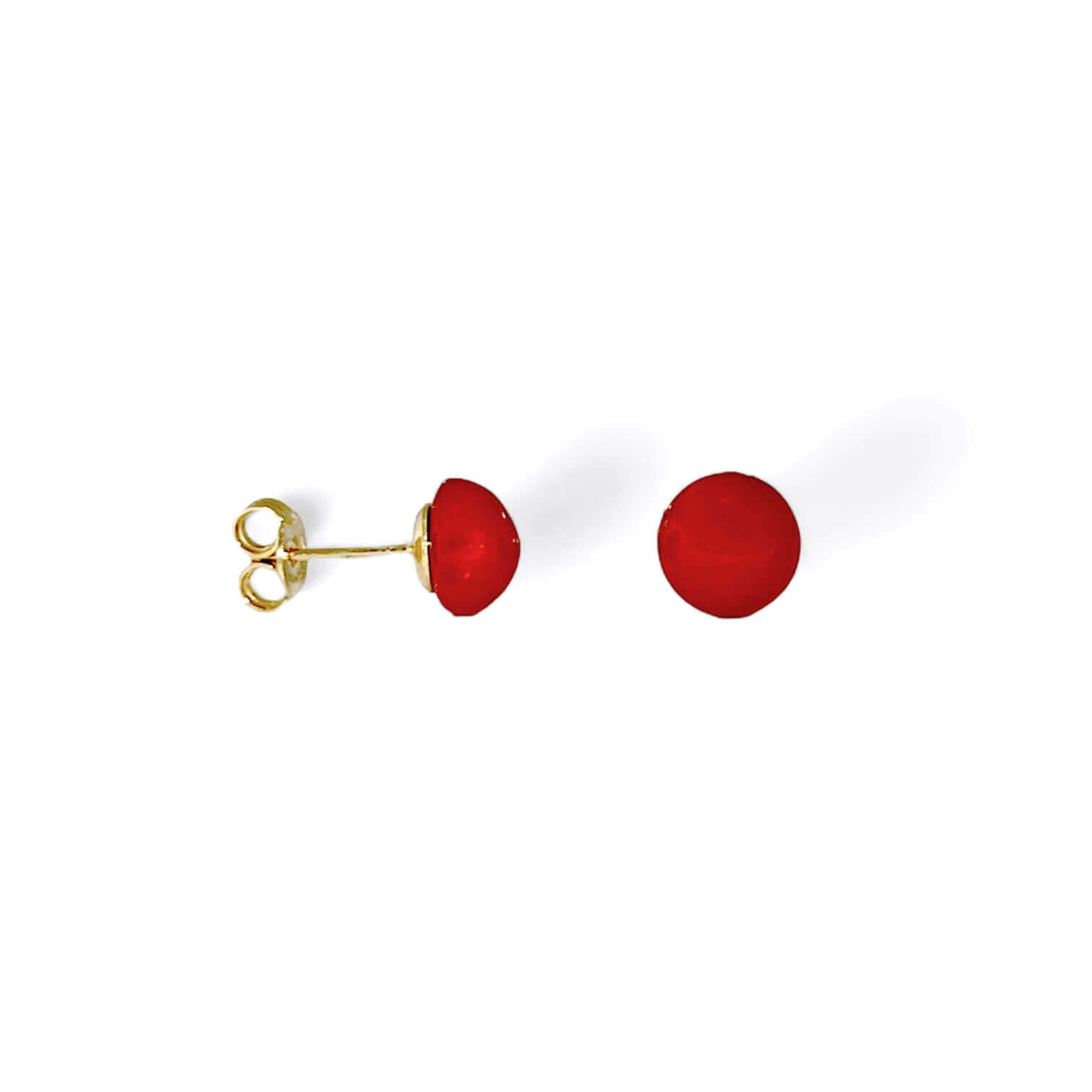 Orecchini corallo oro art. ORECOR7