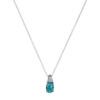 Girocollo con acquamarina e diamanti GEMME Art. GI-2106-8