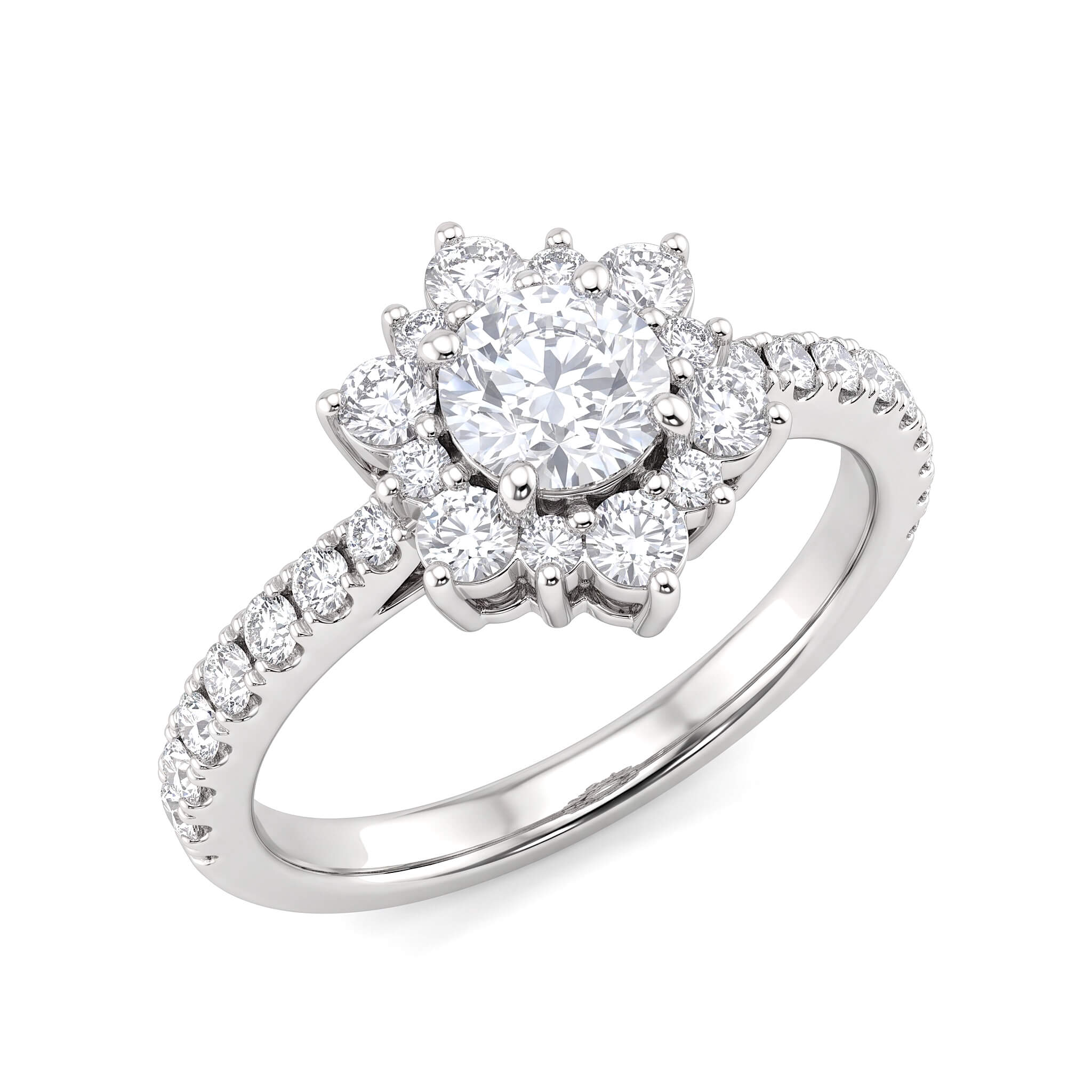 Anello Solitario Oro Diamanti GIA America Art. 43/21