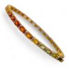 Bracciale tennis Rainbow con zaffiri multicolor e diamanti ART. 132589