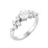 Anello solitario oro bianco diamanti GIA America Art.SN01