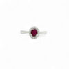 Anello rubino naturale diamanti e oro BON TON art. AN2930