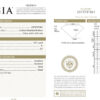 Anello solitario oro bianco 750% diamante certificato GIA America Art.ANSOLCUSCINO1