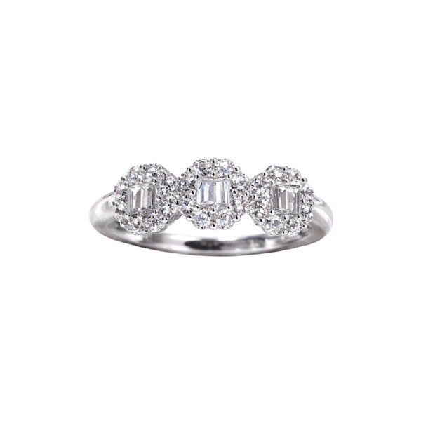 Anello trilogy  oro e diamanti SETA Art. RD08156X