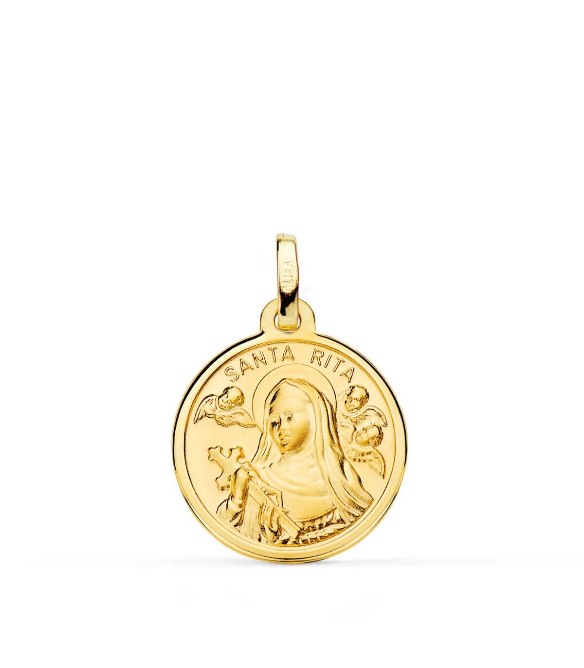 Medaglia Santa Rita in oro 18kt art. MEDRITA