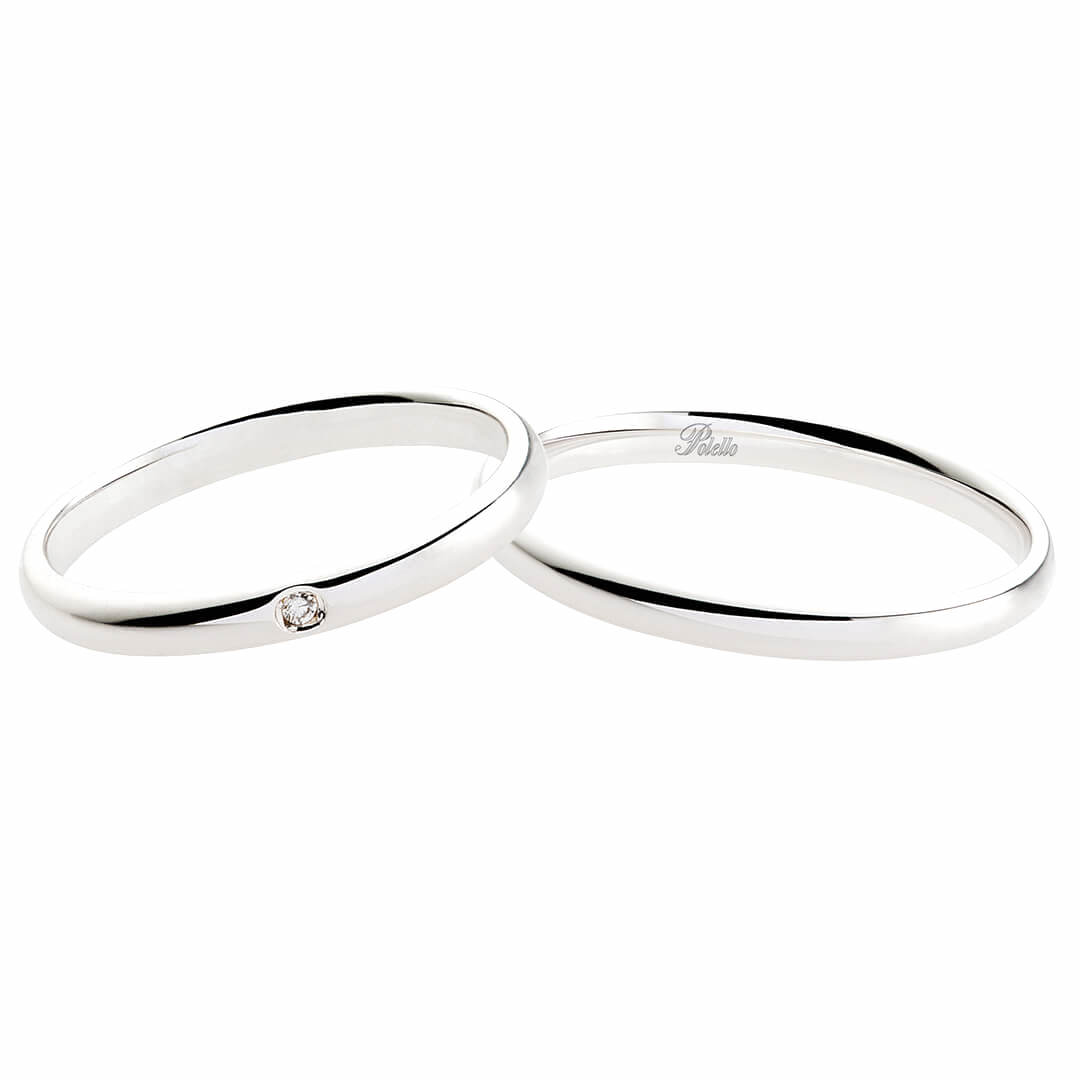 Wedding rings Polello Art. 2844DB-2844UB