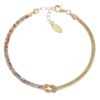 BRACCIALE NODO IN ARGENTO ZIRCONI CIPOLLA DAL 1950 GIOIELLIERI PALERMO gioielleria palermo Bracciale nodo in argento 925% art. NODO5