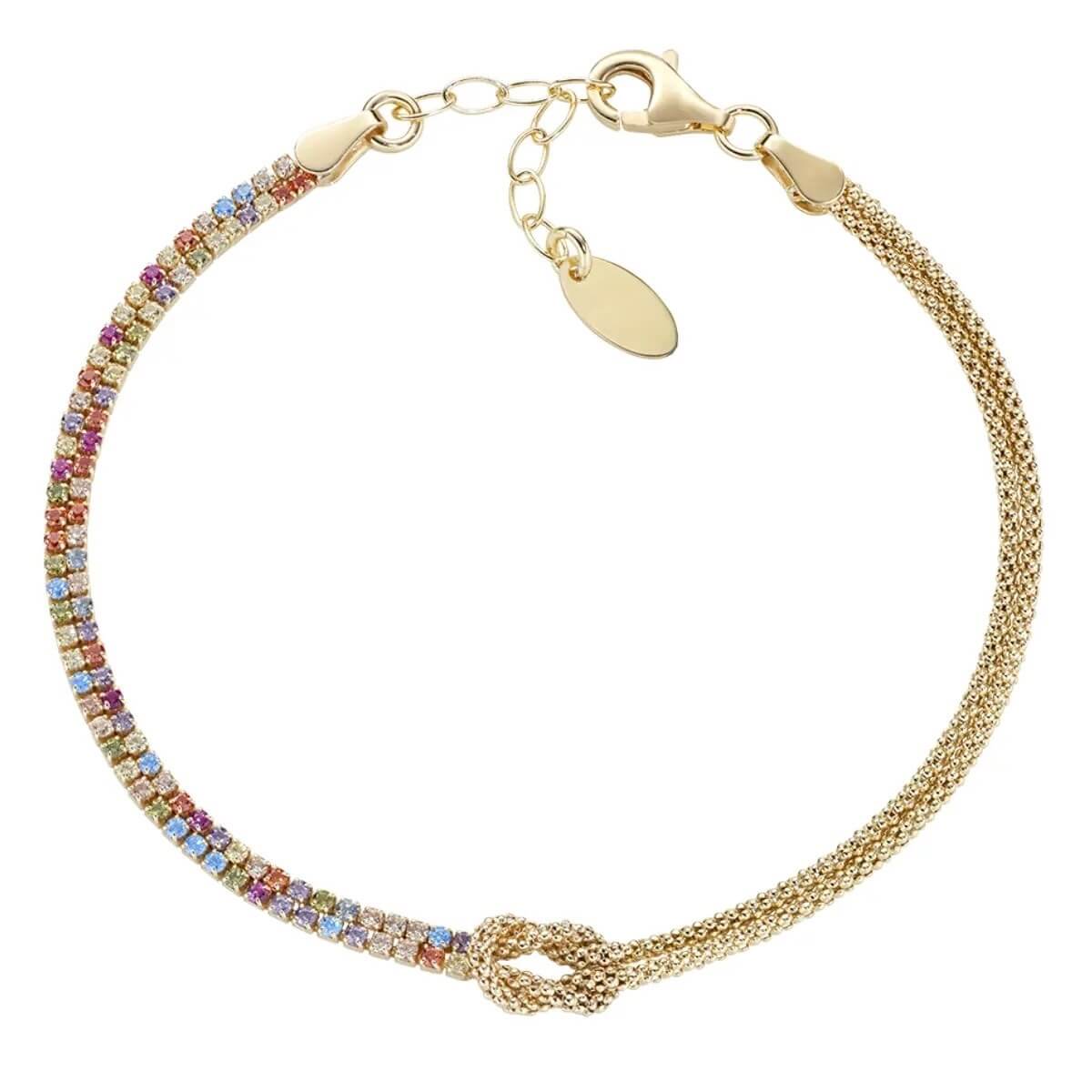 BRACCIALE NODO IN ARGENTO ZIRCONI CIPOLLA DAL 1950 GIOIELLIERI PALERMO gioielleria palermo BRACCIALE-NODO-IN-ARGENTO-ZIRCONI-CIPOLLA-DAL-1950-GIOIELLIERI-PALERMO